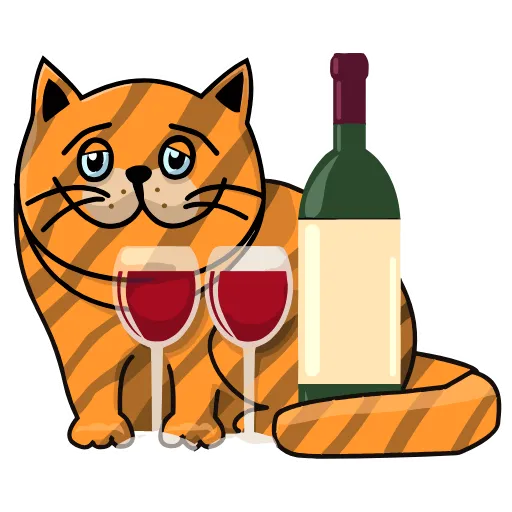 Стикер 9 Cat Busik