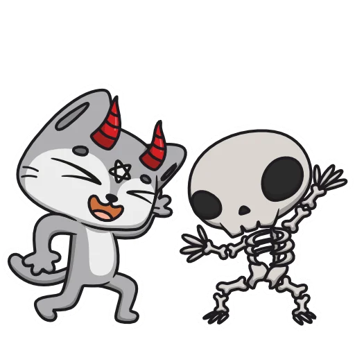 💃 Стикер «Demon Cat Diamond» для Telegram