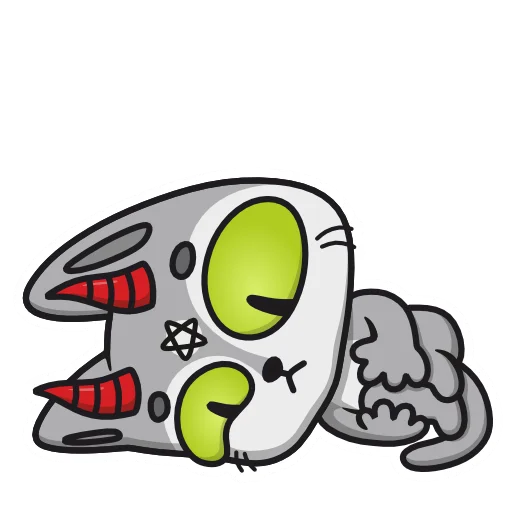 😥 Стикер «Demon Cat Diamond» для Telegram