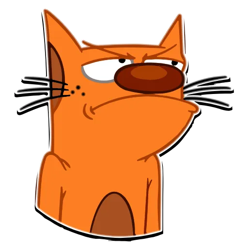 Стикер 23 Набор эмоджи по мульту «CatDog Котопёс» в HD качестве