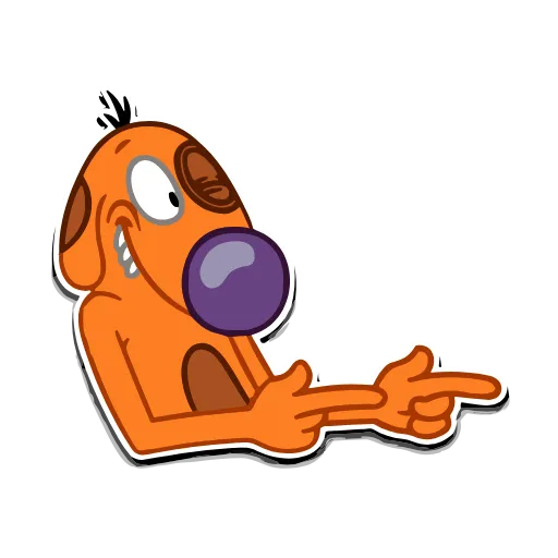 Стикер 40 Набор эмоджи по мульту «CatDog Котопёс» в HD качестве