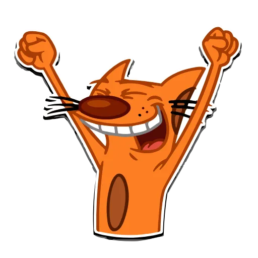 Стикер 33 Набор эмоджи по мульту «CatDog Котопёс» в HD качестве