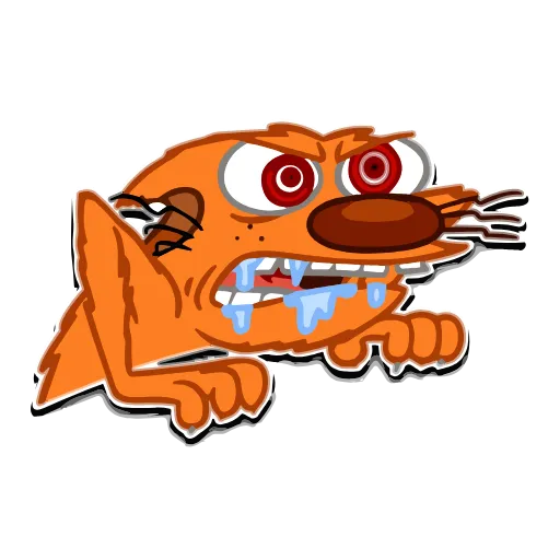 Стикер 27 Набор эмоджи по мульту «CatDog Котопёс» в HD качестве