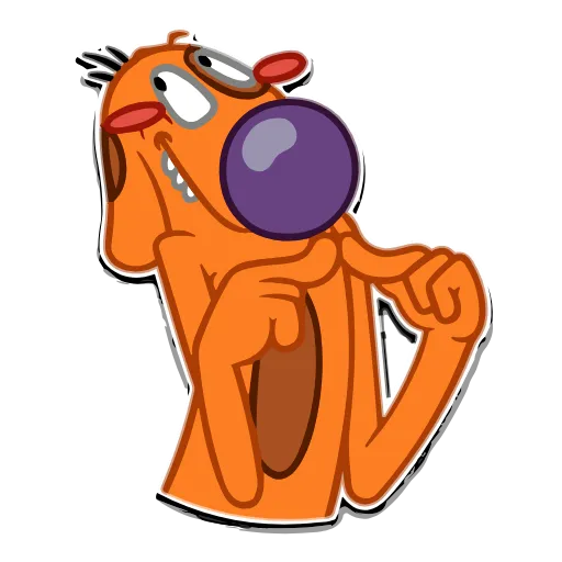 Стикер 18 Набор эмоджи по мульту «CatDog Котопёс» в HD качестве