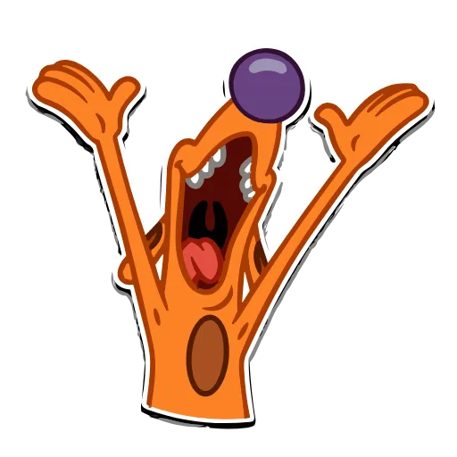 Стикер 34 Набор эмоджи по мульту «CatDog Котопёс» в HD качестве