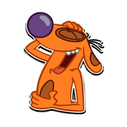 Стикер 22 Набор эмоджи по мульту «CatDog Котопёс» в HD качестве