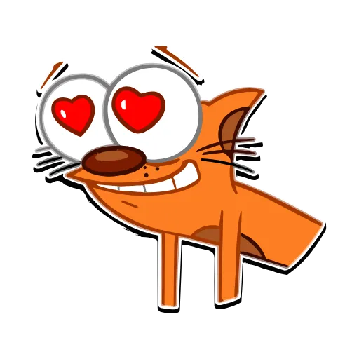 Стикер 29 Набор эмоджи по мульту «CatDog Котопёс» в HD качестве