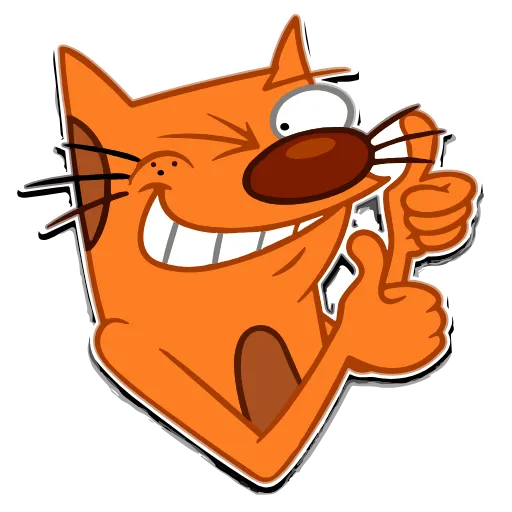 Стикер 19 Набор эмоджи по мульту «CatDog Котопёс» в HD качестве
