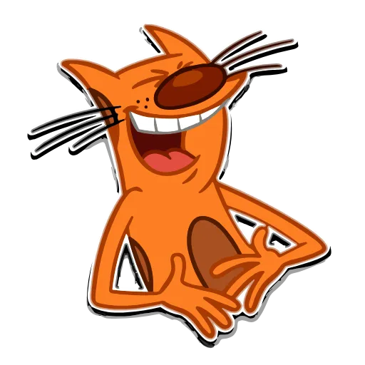 Стикер 21 Набор эмоджи по мульту «CatDog Котопёс» в HD качестве