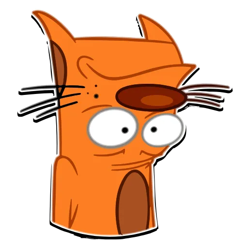 Стикер 37 Набор эмоджи по мульту «CatDog Котопёс» в HD качестве