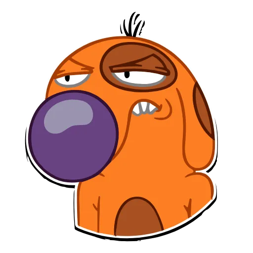 Стикер 24 Набор эмоджи по мульту «CatDog Котопёс» в HD качестве