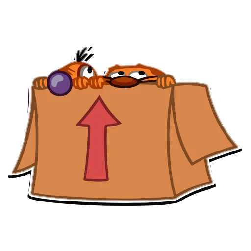Стикер 44 Набор эмоджи по мульту «CatDog Котопёс» в HD качестве