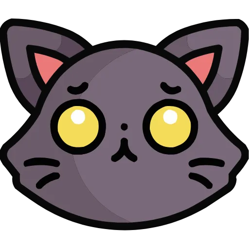 Стикер 40 🥰 Cat Emoji HD