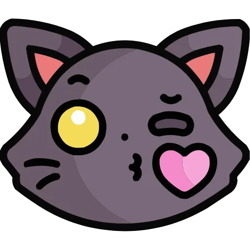 Стикер 47 🥰 Cat Emoji HD