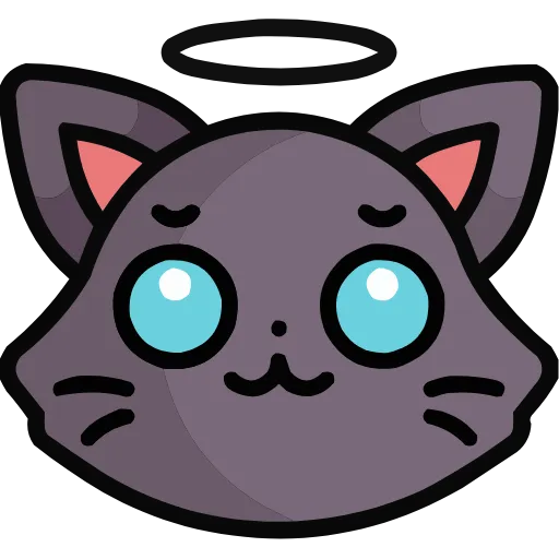 Стикер 33 🥰 Cat Emoji HD