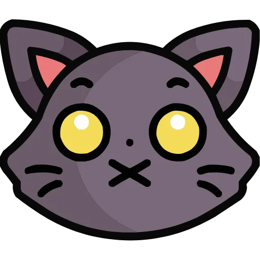 Стикер 43 🥰 Cat Emoji HD