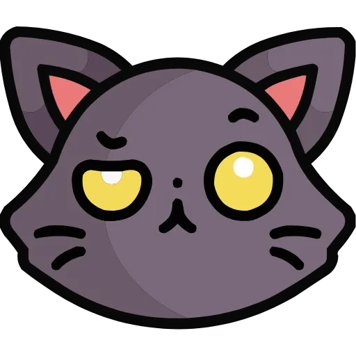 Стикер 50 🥰 Cat Emoji HD