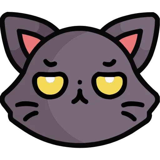 Стикер 41 🥰 Cat Emoji HD