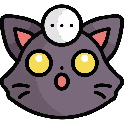 Стикер 6 🥰 Cat Emoji HD