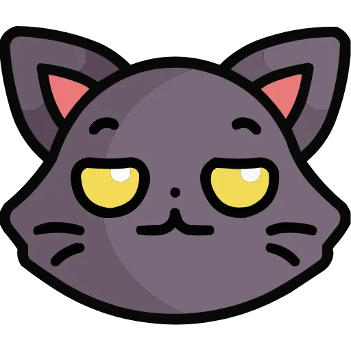 Стикер 16 🥰 Cat Emoji HD