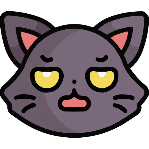 Стикер 27 🥰 Cat Emoji HD