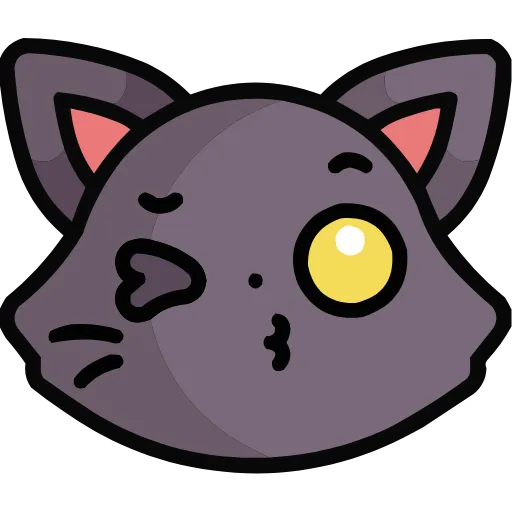 Стикер 48 🥰 Cat Emoji HD
