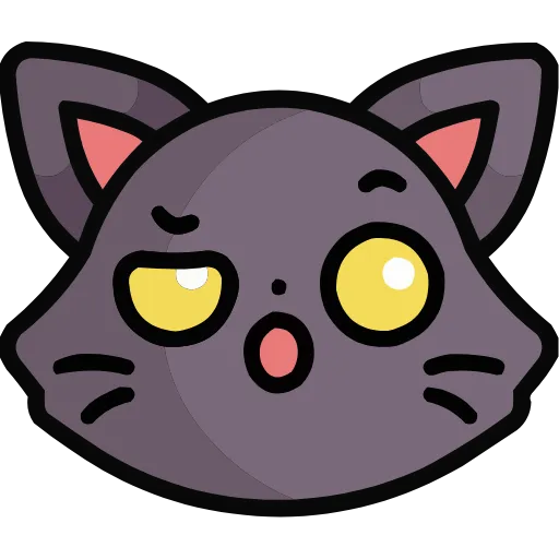 Стикер 42 🥰 Cat Emoji HD