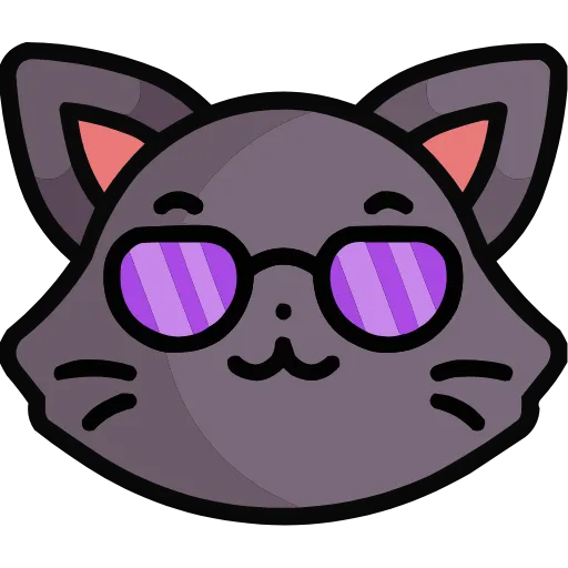 Стикер 5 🥰 Cat Emoji HD