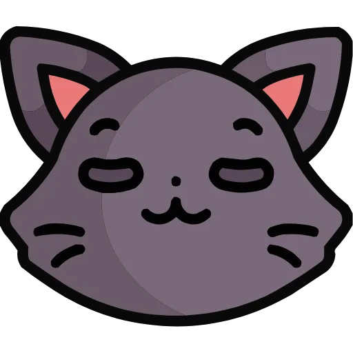 Стикер 18 🥰 Cat Emoji HD