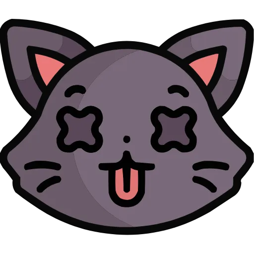 Стикер 14 🥰 Cat Emoji HD