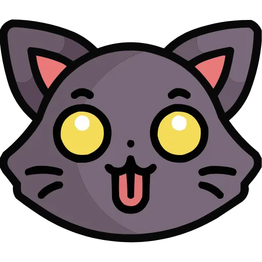 Стикер 32 🥰 Cat Emoji HD