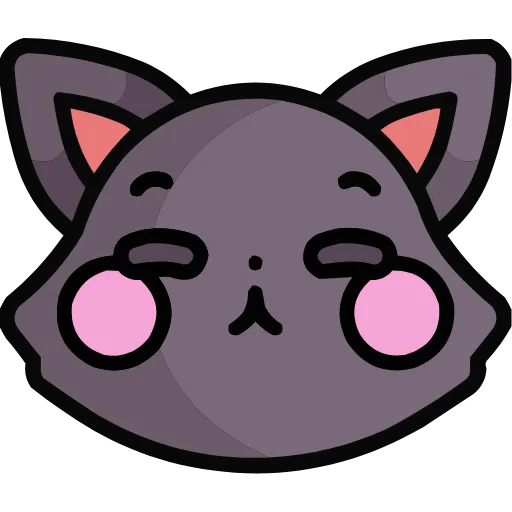 Стикер 52 🥰 Cat Emoji HD