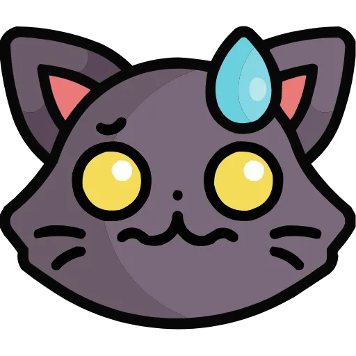 Стикер 49 🥰 Cat Emoji HD