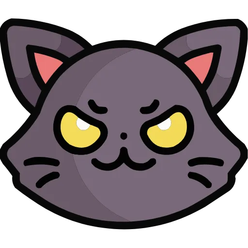 Стикер 10 🥰 Cat Emoji HD