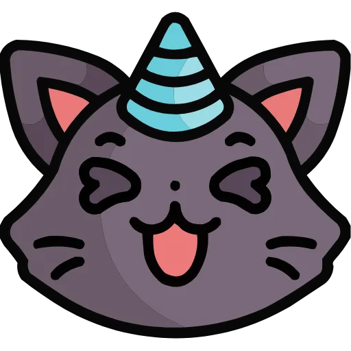 Стикер 30 🥰 Cat Emoji HD