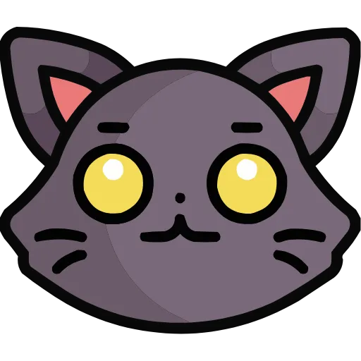 Стикер 44 🥰 Cat Emoji HD