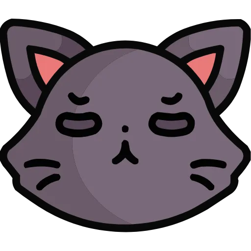 Стикер 51 🥰 Cat Emoji HD