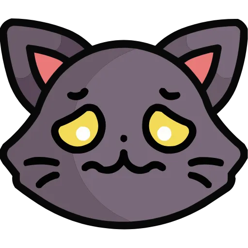 Стикер 34 🥰 Cat Emoji HD