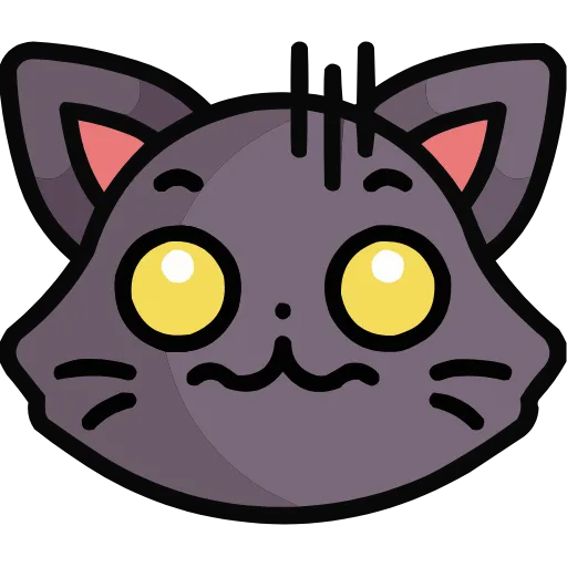 Стикер 25 🥰 Cat Emoji HD
