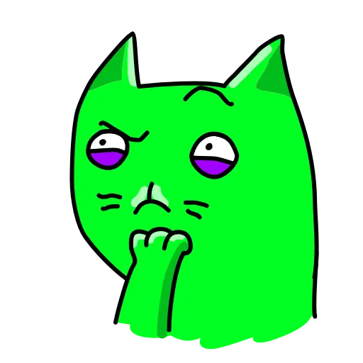 Стикер 22 Cat ICQ
