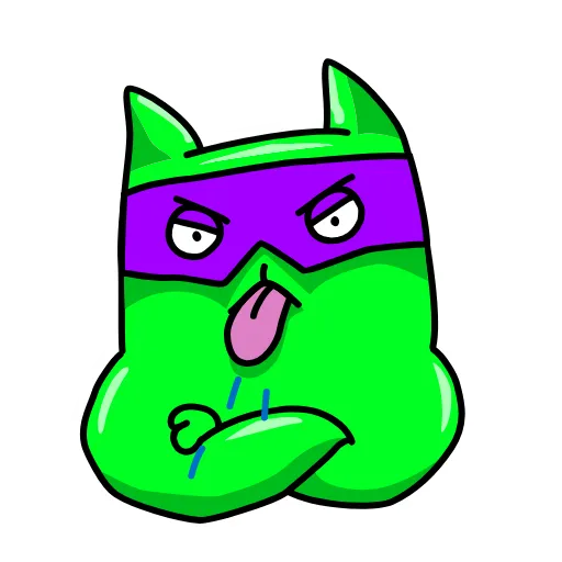 Стикер 8 Cat ICQ