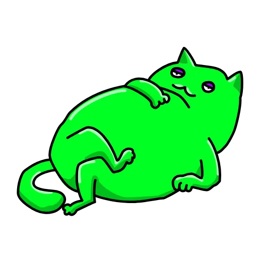 Стикер 28 Cat ICQ
