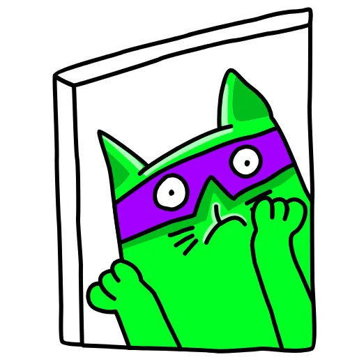 Стикер 12 Cat ICQ