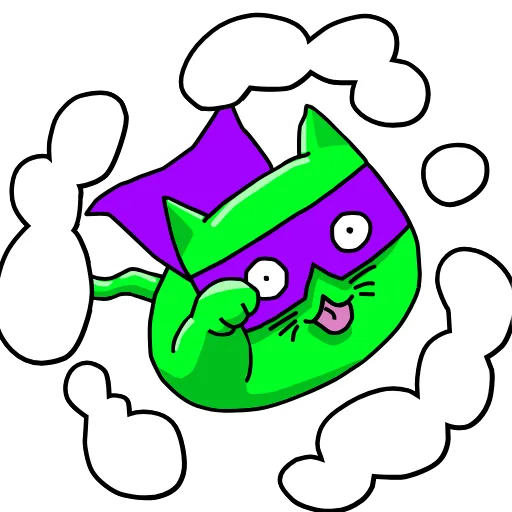 Стикер 6 Cat ICQ