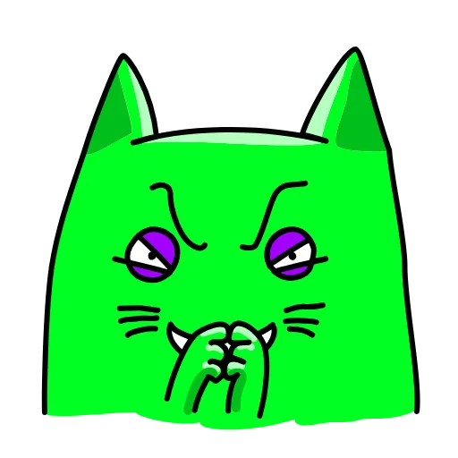 Стикер 33 Cat ICQ