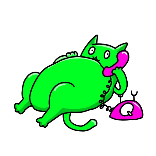 Стикер 24 Cat ICQ