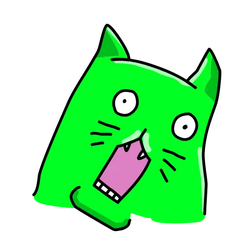 Стикер 25 Cat ICQ