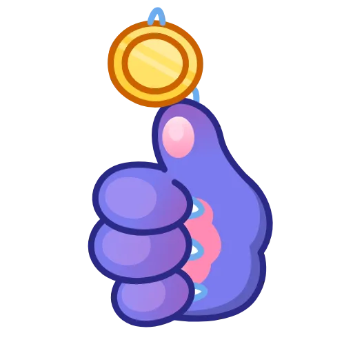 Стикер 40 Cat Paws Emoji