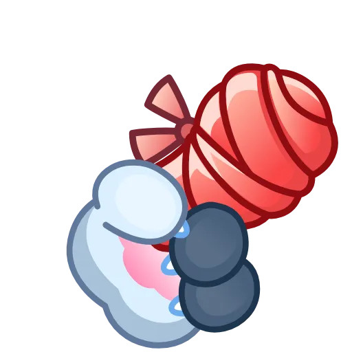 Стикер 58 Cat Paws Emoji
