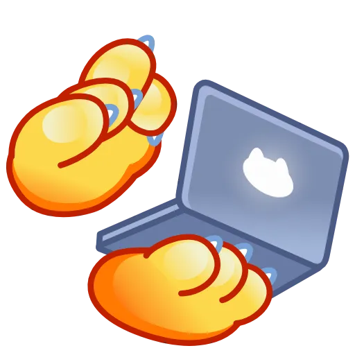 Стикер 39 Cat Paws Emoji